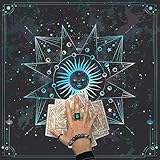 Zkydhbd 50x50/60x60/75x75cm Tarots Tischdecke Geometrische Divinationen Stoffbrettspiel Oracles Kartenpads Runen M