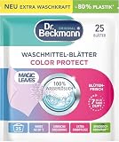 Dr. Beckmann MAGIC LEAVES Waschmittel-Blätter COLOR | vordosierte & wasserlösliche Waschblätter | platzsparend und leicht anzuwenden | 25 B