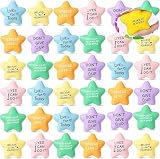 8Pcs Anti Stress Spielzeug Bälle,5.5CM Antistressball,Mini SchaumStressbälle,Verschiedene SternMotivationstext Stressball,Antistressball Bälle Wutball für Kinder Erwachsene,Feiertagsgeschenke,8Farb