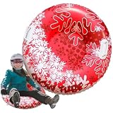 lisutupode Aufblasbare Schneerutsche, aufblasbare Rutsche, robust für den Winter, Outdoor-Spiele für Schlitten, Schlittschuhlaufen, Winteraktivitäten, , Parks, G