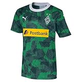 PUMA Kinder BMG Third Shirt Replica Jr wit Trikot, Amazon Green-Ponderosa Pine,128 (S)