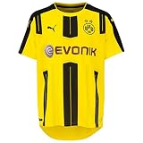 Puma Unisex-Kinder Heimtrikot BVB Replica, Gelb (Cyber Yellow/Black), 164, 749828 01