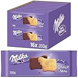 Milka Choco Moo 16 x 200g, Kekse mit zarter Alpenvollmilch Schok