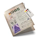myDreamwork® Besondere Geburtstagskarte 40 Inkl. Umschlag | 1985 Jahrgang Geschenk | Karte 40 Geburtstag Frau – Geburtstagskarte 40 lustig | 40. Geburtstag Mann – DIN A5 | 40