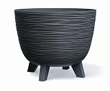 Blumentopf Pflanzschale Blumenkübel mit Füßen Pflanzkübel Übertopf Furu Rund Tannennadeln Pflanztopf 29cm x 24