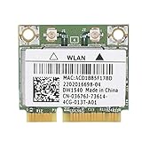 Drahtlose Netzwerkkarte für Broadcom BCM943228HM4L DW1540, 300 Mbit/s 2,4/5-GHz-Dualband-PCI-e WLAN Karte 802.11 a/b/g/n für 2000 / XP/Vista / 7
