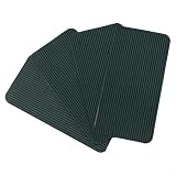 Poolabdeckung Mesh Patch Reparaturset mit 4 rückseitigen Flicken 10,2 x 20,3 cm für effektive Pool-Sicherheitsabdeckung Tear Solutions (grün)