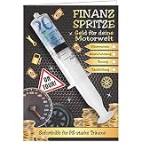 AV Andrea Verlag Große A5 Glückwunschkarte - XXL Finanzspritze für das Auto - die etwas andere Geldspritze als Geburtstagsgeschenk zum Führerschein, Scherzartikel Idee für EIN Geldgeschenk
