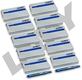 LAMY T10 Tintenpatronen Blau - 10er Pack - SPARPAC