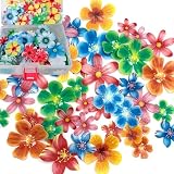 80 Stück Blumen Tortenaufsätze, Blumen Party Blüten Tortendeko, Tortendeko geburtstagstorte dekoration, Schmetterlings-Kuchen-Dekorationen für Kuchendekoration, Hochzeit, Babyparty
