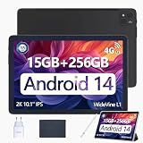 DOOGEE T10 PRO Tablet Android 14, 10 Zoll Tablet, 15GB RAM + 256GB ROM/1TB TF,Gaming Tablet,8580mAh Akku,Octa-Core,13MP Kamera, 4G Dual SIM Tablet PC/5G WiFi/TÜV/GPS,inkl Stift und Business L