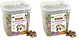 petifool Blütenzauber 360g - Ergänzungsfutter für Nager - natürliches Nagerfutter für Kaninchen, Meerschweinchen, Hamster, Chinchilla & mehr - ohne künstliche Zusätze - 100% Natur -artgerechtes F