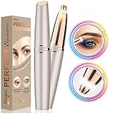 Augenbrauen Trimmer Damen Elektrisch Augenbrauenrasierer: epilierer Augenbrauen für Frauen Schmerzlos und Präzisions Eyebrow Trimmer for W