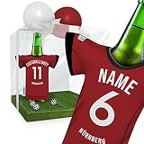 my fan shirt PERSONALISIERT NÜRNBERG Trikotkühler Fanartikel Männer | Passend für 1. FC Nürnberg FCN | Mann Freund Opa Bruder Geburtstag Weihnachts-Geschenk Wichtel Flaschenkühler by MYFANSHIRT
