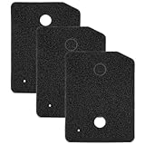 3 Stück PARTSEE Trockner Filter für Miele T1 9164761 Wärmepumpentrockner, Fein-Grob 207 x 157 x 30mm Schwammfilter Filtermatte Fusselfilter für Miele Wäschetrock