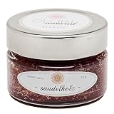 Duftöl Sandelholz im Glas - Raumduft mit ätherischen Ölen - langanhaltend - erdig, warm, holzig, sinnlich - 100% Natürlich & Reiner Lufterfrischer im Duftglas - Ohne künstliche Duftstoffe (112g)