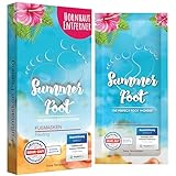Summer Foot Premium Hornhaut-Entferner - Hornhaut Fußmaske für weiche Füße - Anti Hornhaut-Socken für effektive Fußpflege - dermatologisch getestet - Frauenmask