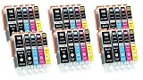Supply Guy 30 XL Druckerpatronen kompatibel mit Canon PGI-550 CLI-551 Pixma IP7200 IP7250 IX6800 IX6850 MG5400 MG5450 MG5500 MG5550 MG5600 MG5650 MG5655 MG6400 MG6450 MG6600 MG6650 MX725 MX920 MX925