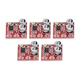 5 Stück DC4V‑12V Mikrofonverstärker Modul LM386 Verstärker Platine mit Einstellbarer Verstärkung für Elektretmik