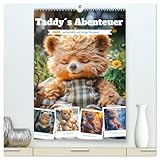 Taddy´s Abenteuer (hochwertiger Premium Wandkalender 2025 DIN A2 hoch), Kunstdruck in Hochg