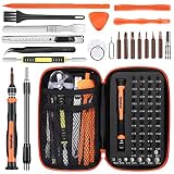 Vastar Feinmechaniker Schraubendreher Set, 68 in 1 Mini Werkzeug, Reparatur Kit mit 51 Magnetischen Bits für die Reparatur von PC, Telefon, Kamera, Switch, Xbox, Laptop, Tablet, Uhr, B