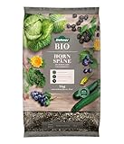 Dehner Bio Hornspäne, ökologischer Universaldünger, hochwertiger Dünger für Balkonpflanzen / Gartenpflanzen, natürliche Langzeitwirkung, 5 kg, für ca. 50 qm, b