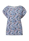 T-Shirt mit gerafften Ärmeln Navy 34