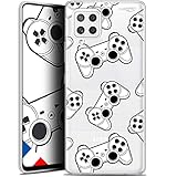 Caseink Schutzhülle für Samsung Galaxy A42 5G (6,6 Zoll), Gel, HD, bedruckt in Frankreich – Samsung A42 5G Schutzhülle – weich – stoßfest – Game Play Joystick