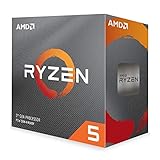 AMD Ryzen 5 3600 Prozessor (6 Kerne/12Threads, 65W TDP, AM4 Sockel, 35 MB Cache, Bis zu 4.1 GHz Max Boost Frequenz, Wraith stealth Kühler)
