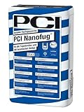 PCI Nanofug 15 kg Nr. 16 Silbergrau Variabler Flexfugenmörtel insbesondere für Steingut- und Steinzeugbeläge Sik