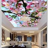 LUXINSHISU Selbstklebende Deckentapete, 3D-Wandbild, Retro-weißer Gips, geprägt, Wohnzimmer, Schlafzimmer, Decke, Hintergrund, Wand, PVC-Kunstaufkleb