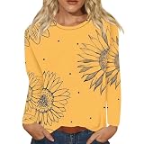 Gestreiftes bedrucktes Langarm-Top für Damen, geteilter Saum, Hemden und Blusen, Rundhalsausschnitt, Tunika, Tops für Leggings, elegant, schwarz, bauchfreies Top, Basic-T-Shirt, Tops, Y2K-T-Shirt,