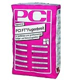 PCI FT FUGENBREIT Fugenmörtel Zementgrau 25 kg Sack - zum Verfugen von Belägen aus Steingutfliesen - für Innen- und Außenb