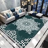 RUGMRZ Fleckerlteppich Teppiche Für Wohnzimmer Farbe Blume Schlafzimmer Teppich Soft Area Teppich Soft Anti-Fleck Moderne Teppiche Balkon Outdoor Teppich 80X120CM