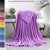 GAIFNAG Flanelldecke Flauschig, Decke 90 x 180 cm Extra Weich, Warme Gemütliche, Pflegeleichte Fleecedecke, Warme Sofa Decke für Tiefen Schlaf Und Bessere Erholung, L