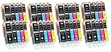 Supply Guy 40 XL Druckerpatronen kompatibel mit Canon PGI-550 CLI-551 Pixma IP7200 IP7250 IX6800 IX6850 MG5400 MG5450 MG5500 MG5550 MG5600 MG5650 MG5655 MG6400 MG6450 MG6600 MG6650 MX725 MX920 MX925