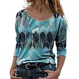 Damen Sweatshirts Mit Diamant Motiv Kapuzenpullover Hoodie Pullover Langarm Blusen Beste Mode Classic Casual Sweatshirts Herbst und Winter Sweatshirts Mit Mode Geometrie Motiv Blusen Top