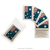 5 x Australien Tattoo Fan Fahnen Set - WM 2018 Australia temporary tattoo Flag (5)