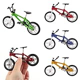 Reastar 4 Stück Finger Fahrrad Mini Fahrrad Spielzeug Legierung Finger Mountainbike Modell Ornamente BMX Fahrrad Kugel Modell Bike Gadg