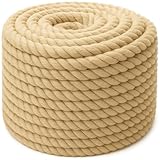 Abio Juteseil 6mm 10m Tau Seil Kordel Jutekordel Deko Dekoration für Garten Jute Rope Tauwerk Handlaufseil Schiffstau Schnur Pak