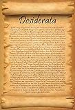 DekoDrom® Holz Schild 20x30 cm Lebensweißheit Buch Schriftstück Deutsch Spruch Tafel Wand Deko Bar Kneipe Cafe Sammler Geschenk