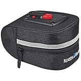 KlickFix Unisex Farradtasche Micro 100 S. Satteltasche, Schwarz, 15 x 10 7 cm EU