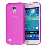 doupi UltraSlim Hülle kompatibel für Samsung Galaxy S4 Mini i9195, Ultra Dünn Fein Matt Handyhülle Cover Bumper Schutz Schale Hard Case Taschenschutz Design Schutzhülle, pink
