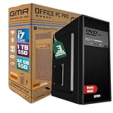 Ultra Intel i7 PC - Schneller Rechner + Computer für Büro & Home Office mit 32GB RAM/Arbeitsspeicher - 1000GB SSD - DVD+RW - USB3.0 - WiFi 600 und Bluetooth 5 - Win 11