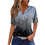Shirt Elegant Schwarzes Tshirt Damen Blouses for Women Top Elegant Damen T Shirt Damen Schwarz Damen Sommer Pullover Blusenshirt Tshirt Damen Bedruckt Pullover Kurzarm Damen Damen B