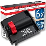 WELIQU Abstandhalter 5-20mm - 6 Stück - Der einstellbare Abstandskeil zur Verlegung von Laminat, Vinyl und Parkett - Nie mehr verrutschende, kippende Montagekeile/Holzk