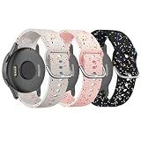 Kompatibel mit Garmin Vivoactive 5 Uhrenarmbändern, Venu 2 Plus, Venu Sq, Venu Sq 2, Venu, Vivoactive 3 Herren und Damen, 20 mm Silikon-Sportarmband für Garmin Vivoactive 3 Music, Vivomove Sport,