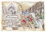 Die Staffelei Geschenk Architekt/Witziges Gedicht mit liebevoller Zeichnung auf hochwertigem Papier/besondere Geschenkidee für den Architekten (mit Wunschtext)