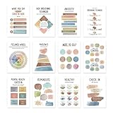 Psychologisches Beratungsposter – Beruhigungs-Eckdiagramm 12X | Wandposter Zur Emotionalen Regulierung, Zubehör Für Ruhige Ecken Für Klassenzimmer, Pädagogische Poster Aus B