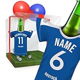 my fan shirt PERSONALISIERT Rostock Trikotkühler Fanartikel Männer | Passend für Hansa Rostock | Mann Freund Opa Bruder Geburtstag Weihnachts-Geschenk Wichtel Flaschenkühler by MYFANSHIRT